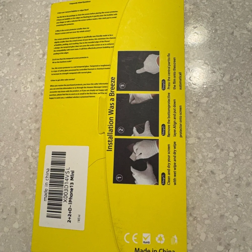 Screen Protector for iPhone 13 mini Cell Phone